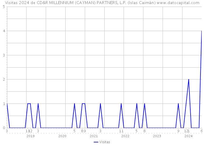 Visitas 2024 de CD&R MILLENNIUM (CAYMAN) PARTNERS, L.P. (Islas Caimán) 