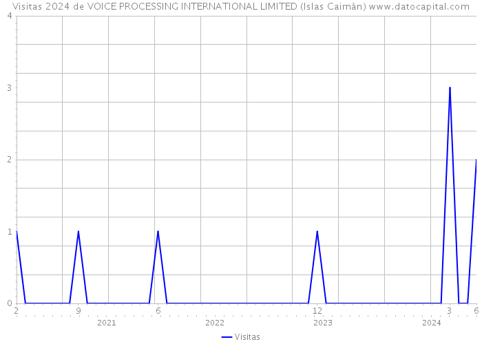Visitas 2024 de VOICE PROCESSING INTERNATIONAL LIMITED (Islas Caimán) 