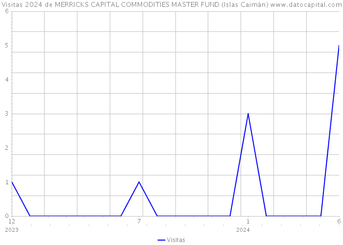 Visitas 2024 de MERRICKS CAPITAL COMMODITIES MASTER FUND (Islas Caimán) 