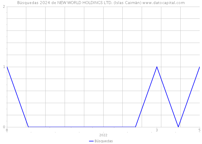 Búsquedas 2024 de NEW WORLD HOLDINGS LTD. (Islas Caimán) 