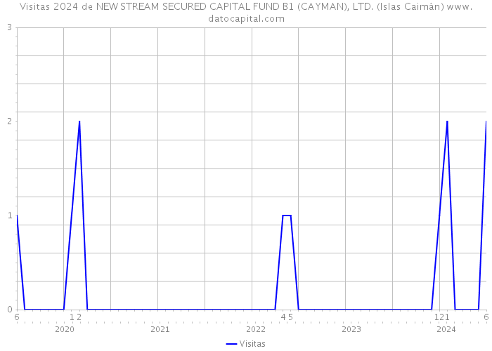 Visitas 2024 de NEW STREAM SECURED CAPITAL FUND B1 (CAYMAN), LTD. (Islas Caimán) 