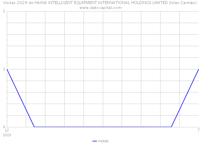 Visitas 2024 de HAINA INTELLIGENT EQUIPMENT INTERNATIONAL HOLDINGS LIMITED (Islas Caimán) 