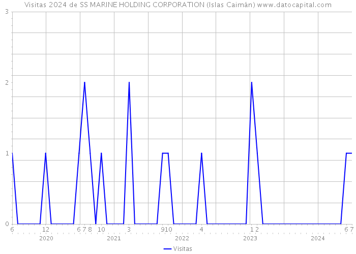 Visitas 2024 de SS MARINE HOLDING CORPORATION (Islas Caimán) 