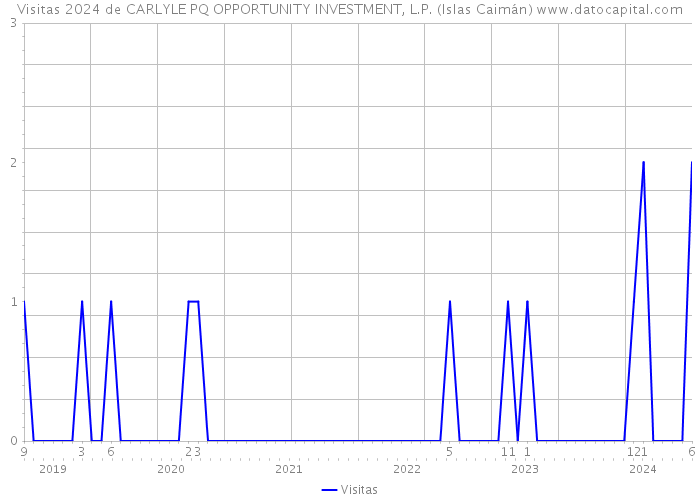 Visitas 2024 de CARLYLE PQ OPPORTUNITY INVESTMENT, L.P. (Islas Caimán) 