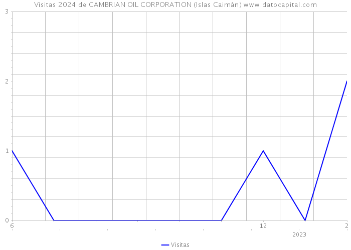 Visitas 2024 de CAMBRIAN OIL CORPORATION (Islas Caimán) 