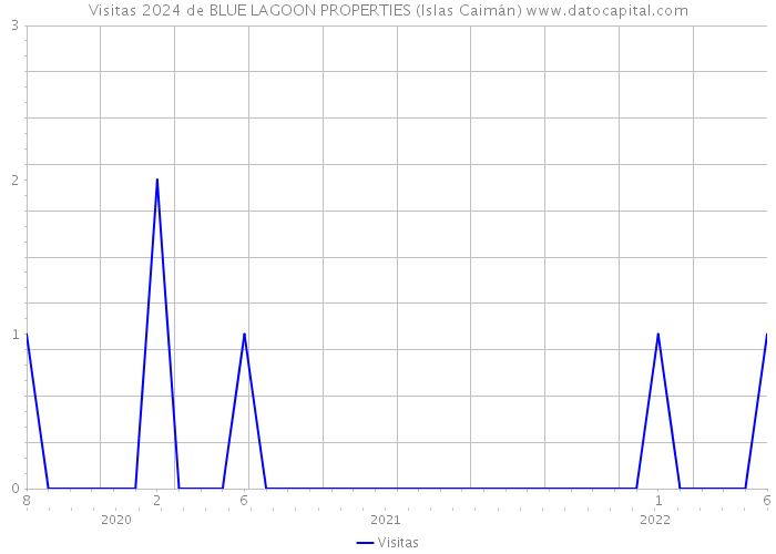 Visitas 2024 de BLUE LAGOON PROPERTIES (Islas Caimán) 