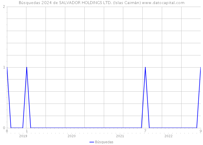 Búsquedas 2024 de SALVADOR HOLDINGS LTD. (Islas Caimán) 