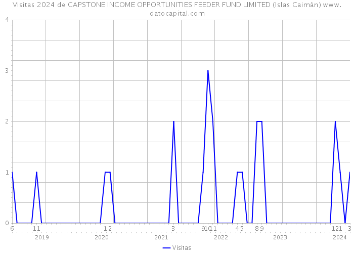 Visitas 2024 de CAPSTONE INCOME OPPORTUNITIES FEEDER FUND LIMITED (Islas Caimán) 