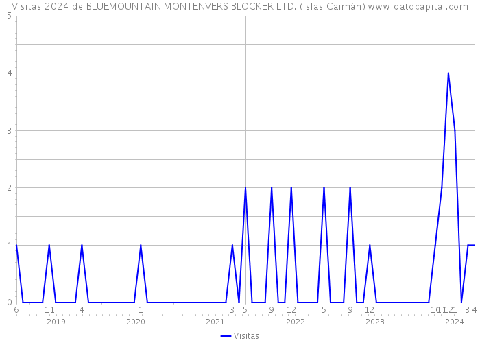 Visitas 2024 de BLUEMOUNTAIN MONTENVERS BLOCKER LTD. (Islas Caimán) 