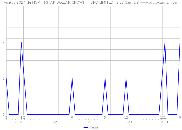 Visitas 2024 de NORTH STAR DOLLAR GROWTH FUND LIMITED (Islas Caimán) 