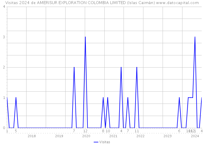Visitas 2024 de AMERISUR EXPLORATION COLOMBIA LIMITED (Islas Caimán) 