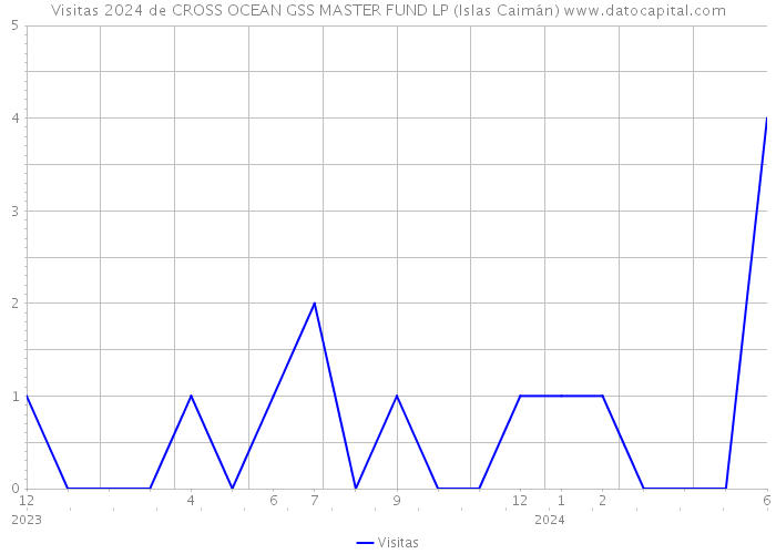 Visitas 2024 de CROSS OCEAN GSS MASTER FUND LP (Islas Caimán) 