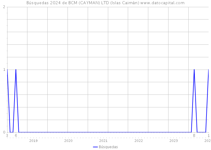 Búsquedas 2024 de BCM (CAYMAN) LTD (Islas Caimán) 