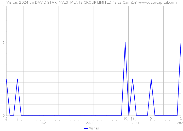 Visitas 2024 de DAVID STAR INVESTMENTS GROUP LIMITED (Islas Caimán) 