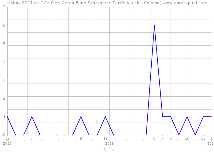 Visitas 2024 de OCA OHA Credit Fund Segregated Portfolio (Islas Caimán) 