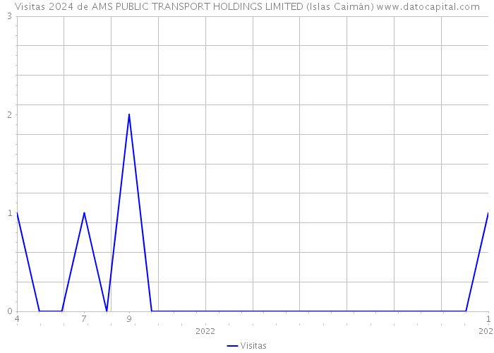 Visitas 2024 de AMS PUBLIC TRANSPORT HOLDINGS LIMITED (Islas Caimán) 