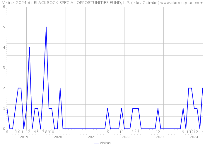 Visitas 2024 de BLACKROCK SPECIAL OPPORTUNITIES FUND, L.P. (Islas Caimán) 