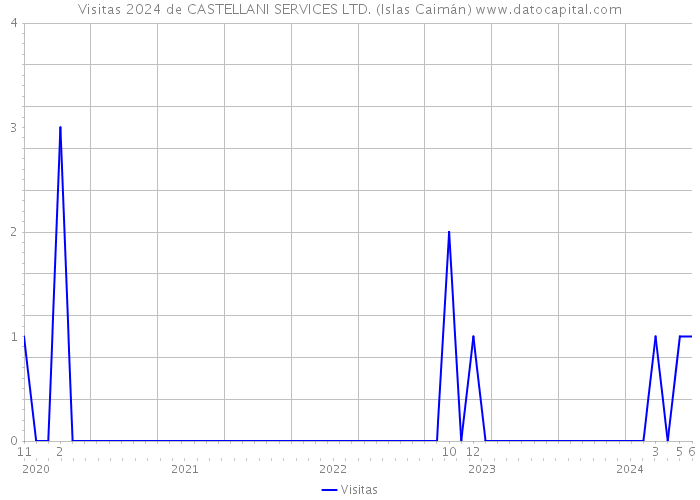 Visitas 2024 de CASTELLANI SERVICES LTD. (Islas Caimán) 