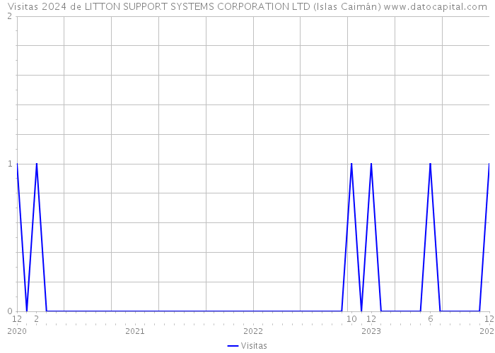 Visitas 2024 de LITTON SUPPORT SYSTEMS CORPORATION LTD (Islas Caimán) 