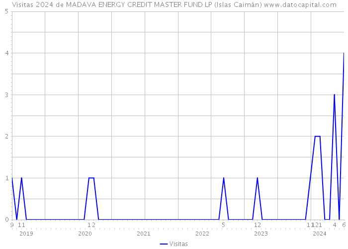 Visitas 2024 de MADAVA ENERGY CREDIT MASTER FUND LP (Islas Caimán) 