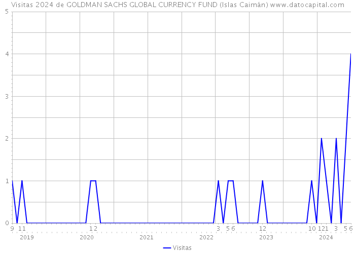 Visitas 2024 de GOLDMAN SACHS GLOBAL CURRENCY FUND (Islas Caimán) 