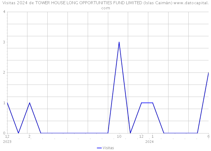 Visitas 2024 de TOWER HOUSE LONG OPPORTUNITIES FUND LIMITED (Islas Caimán) 