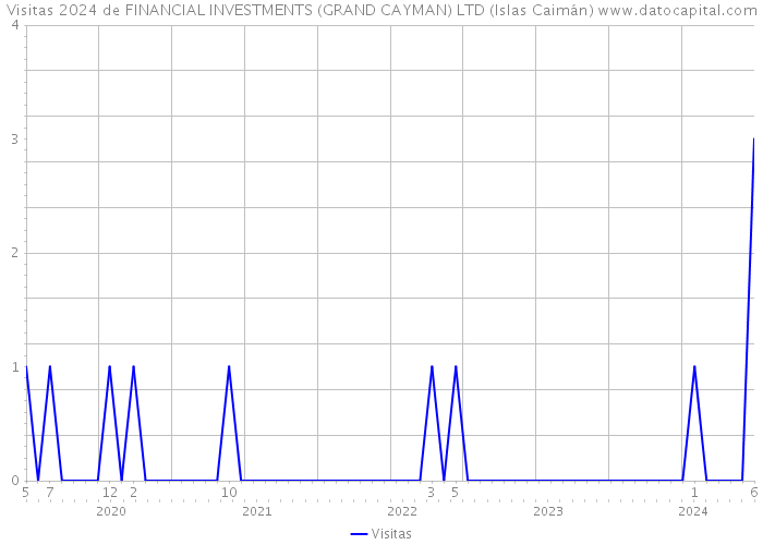 Visitas 2024 de FINANCIAL INVESTMENTS (GRAND CAYMAN) LTD (Islas Caimán) 