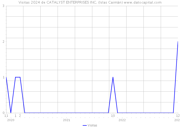 Visitas 2024 de CATALYST ENTERPRISES INC. (Islas Caimán) 