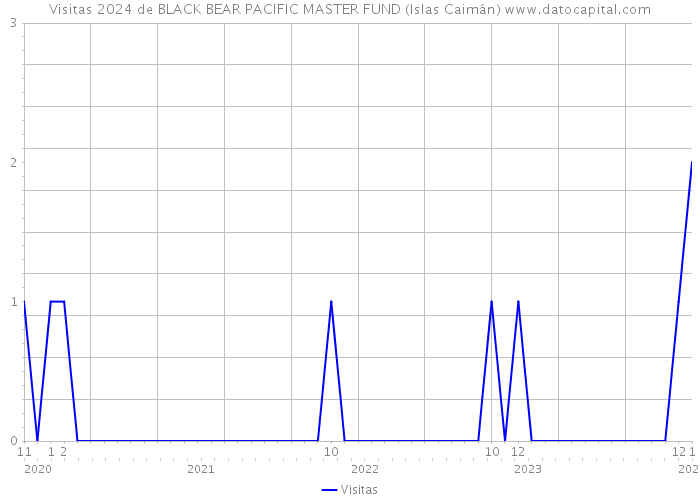 Visitas 2024 de BLACK BEAR PACIFIC MASTER FUND (Islas Caimán) 