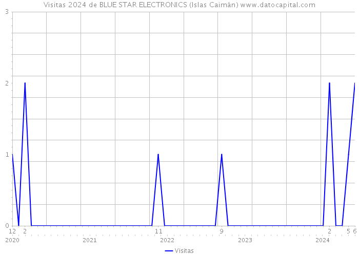 Visitas 2024 de BLUE STAR ELECTRONICS (Islas Caimán) 