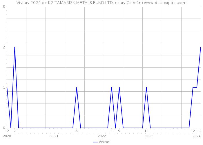 Visitas 2024 de K2 TAMARISK METALS FUND LTD. (Islas Caimán) 