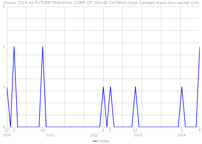 Visitas 2024 de FUTURE FINANCIAL CORP. OF GRAND CAYMAN (Islas Caimán) 