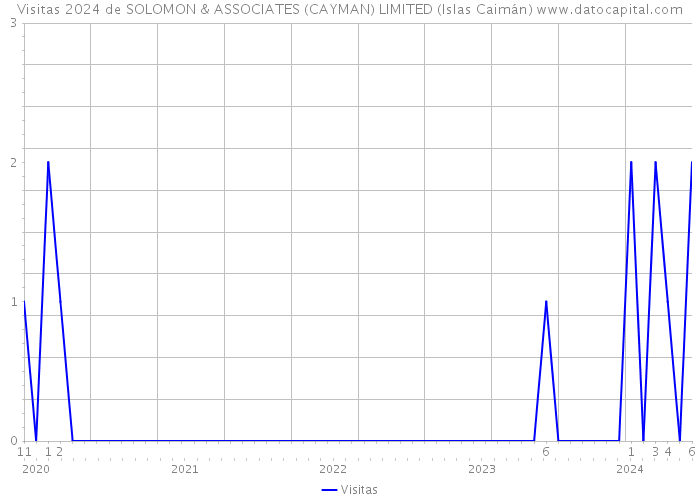 Visitas 2024 de SOLOMON & ASSOCIATES (CAYMAN) LIMITED (Islas Caimán) 
