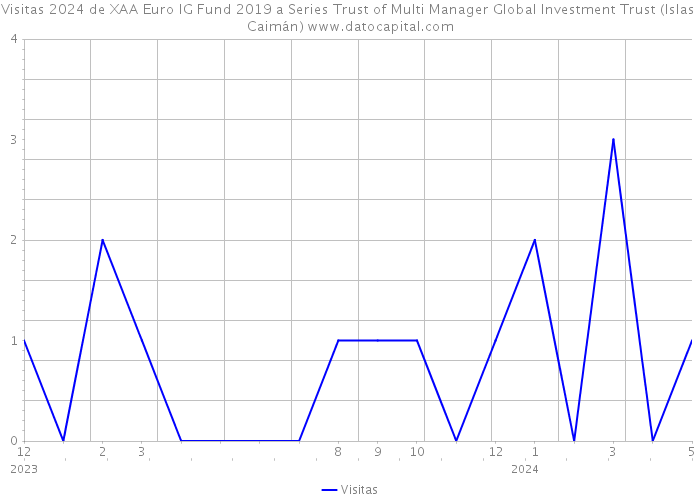 Visitas 2024 de XAA Euro IG Fund 2019 a Series Trust of Multi Manager Global Investment Trust (Islas Caimán) 