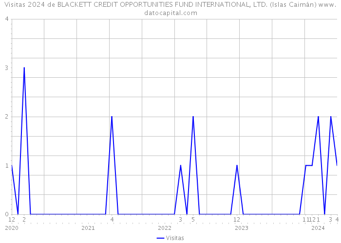 Visitas 2024 de BLACKETT CREDIT OPPORTUNITIES FUND INTERNATIONAL, LTD. (Islas Caimán) 