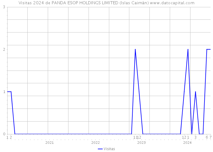 Visitas 2024 de PANDA ESOP HOLDINGS LIMITED (Islas Caimán) 