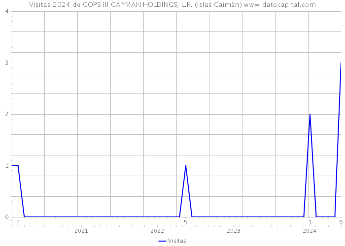 Visitas 2024 de COPS III CAYMAN HOLDINGS, L.P. (Islas Caimán) 