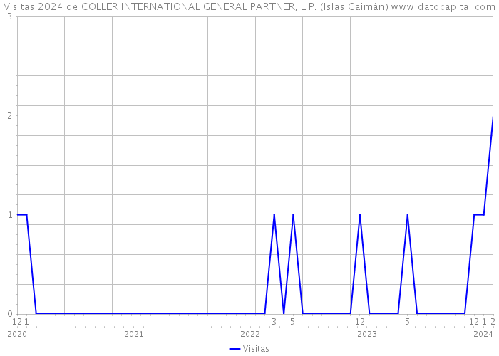 Visitas 2024 de COLLER INTERNATIONAL GENERAL PARTNER, L.P. (Islas Caimán) 