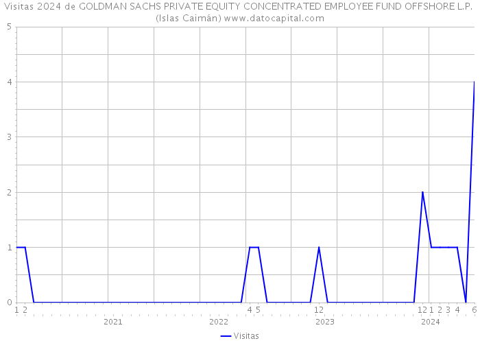Visitas 2024 de GOLDMAN SACHS PRIVATE EQUITY CONCENTRATED EMPLOYEE FUND OFFSHORE L.P. (Islas Caimán) 