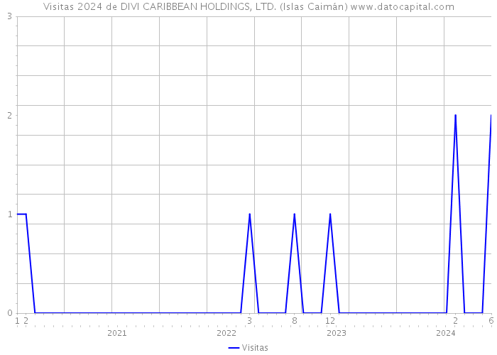 Visitas 2024 de DIVI CARIBBEAN HOLDINGS, LTD. (Islas Caimán) 