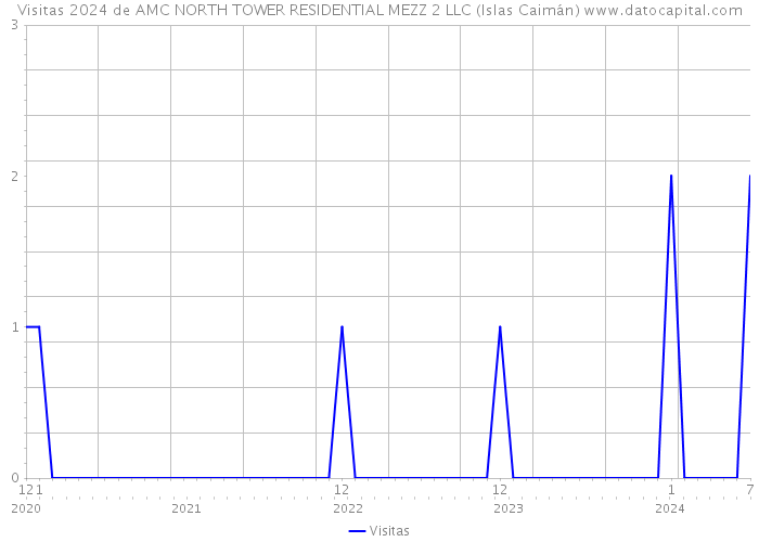 Visitas 2024 de AMC NORTH TOWER RESIDENTIAL MEZZ 2 LLC (Islas Caimán) 