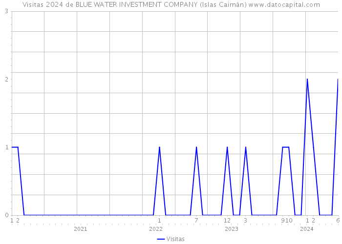 Visitas 2024 de BLUE WATER INVESTMENT COMPANY (Islas Caimán) 