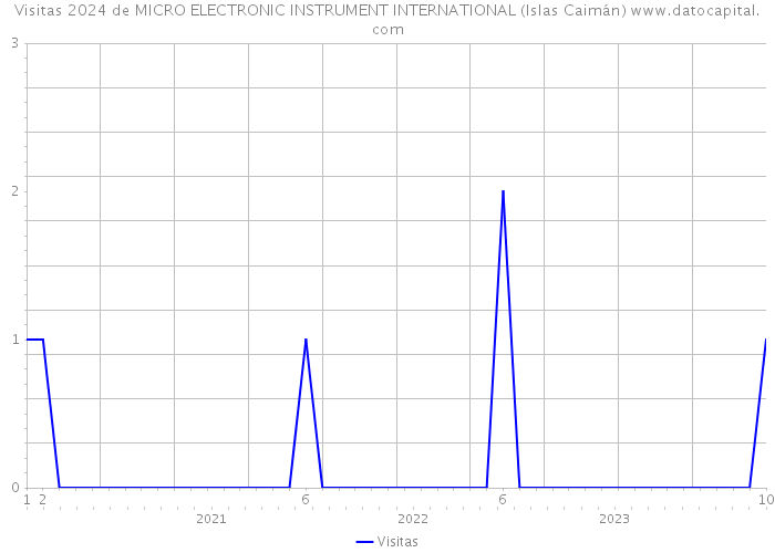 Visitas 2024 de MICRO ELECTRONIC INSTRUMENT INTERNATIONAL (Islas Caimán) 