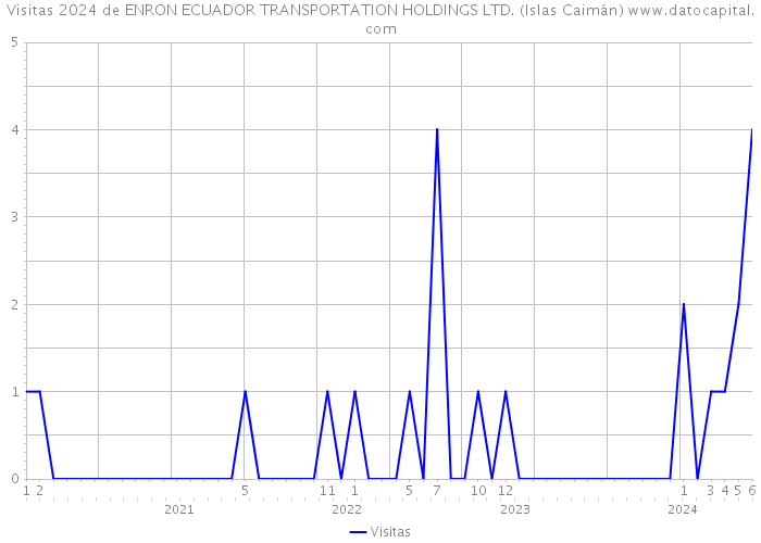 Visitas 2024 de ENRON ECUADOR TRANSPORTATION HOLDINGS LTD. (Islas Caimán) 