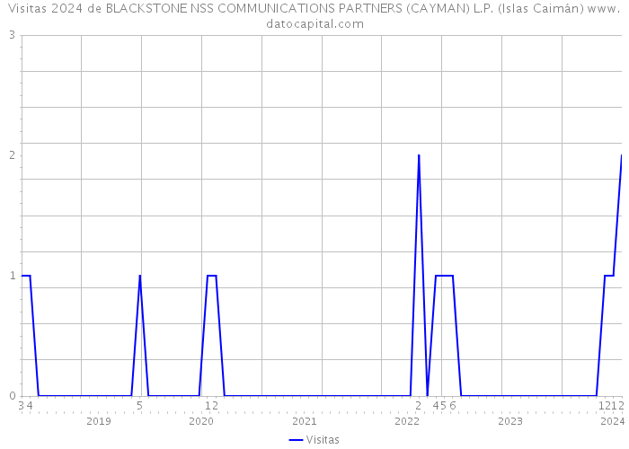 Visitas 2024 de BLACKSTONE NSS COMMUNICATIONS PARTNERS (CAYMAN) L.P. (Islas Caimán) 