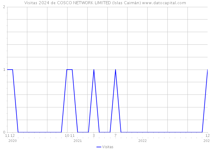 Visitas 2024 de COSCO NETWORK LIMITED (Islas Caimán) 