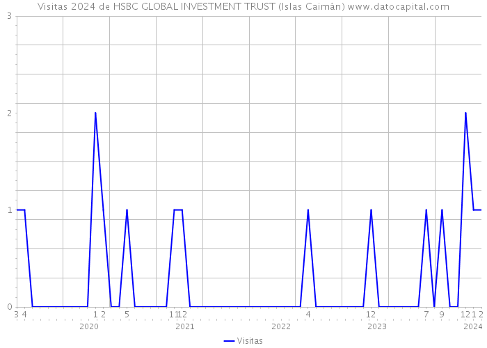 Visitas 2024 de HSBC GLOBAL INVESTMENT TRUST (Islas Caimán) 