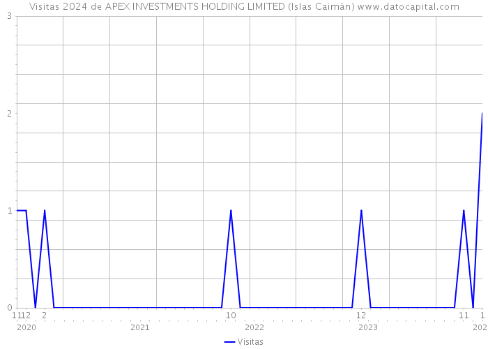 Visitas 2024 de APEX INVESTMENTS HOLDING LIMITED (Islas Caimán) 
