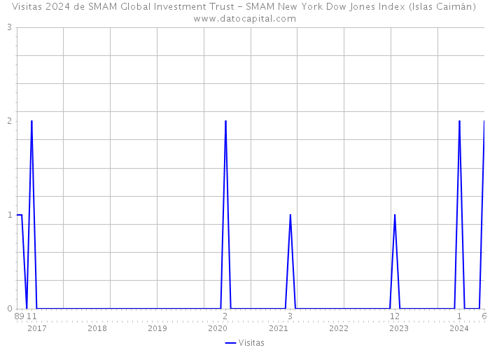 Visitas 2024 de SMAM Global Investment Trust - SMAM New York Dow Jones Index (Islas Caimán) 