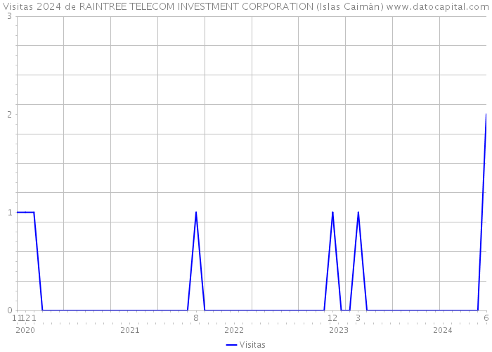 Visitas 2024 de RAINTREE TELECOM INVESTMENT CORPORATION (Islas Caimán) 